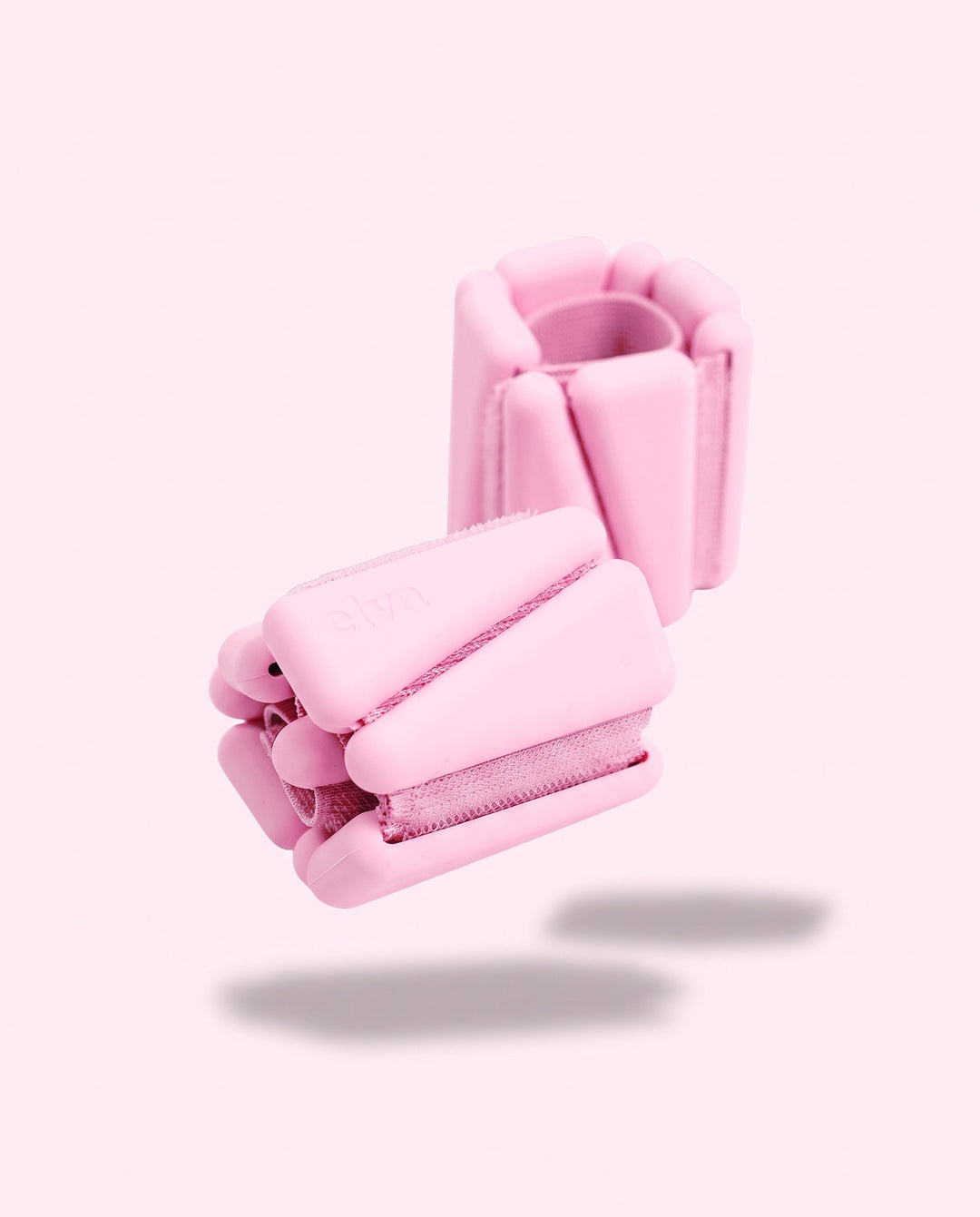 Brazaletes Elva Rosa - los dos brazaletes, uno en aro y uno compacto